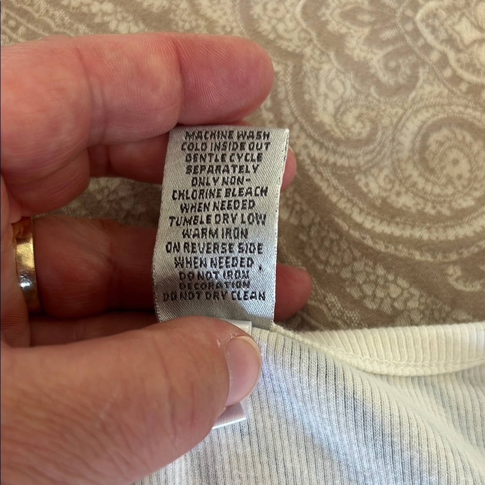 Chico's Blue and Green Tropical Tank Top with Sequins - Picture 4 of 4